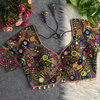 Rk Blouse Heavy Italian Silk With Gamthi & Shell Lace Pattern Blouses Wholesalers In India